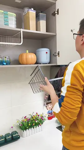 space saver for your cabinets! #undershelfbasket #spacesaver #fridaytiktok #fridawvibes #fyp 