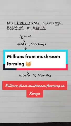 #millionsfrommushroomfarming