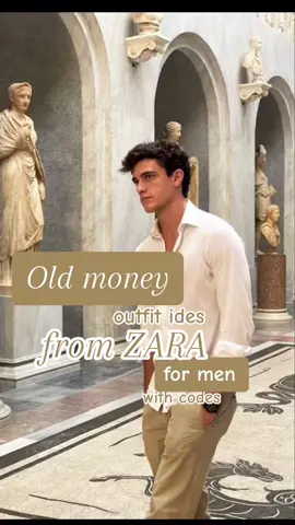 Old money outfit ideas for men with codes 🤍🍸💸✨ Check my pinterest for more inspo https://pin.it/6jwinvJ #oldmoney #oldmoneyaesthetic #oldmoneyoutfits #classyoutfit #mensfashion #outfitsformen #zarafinds #menoutfit #oldmoneyoutfitsmen #classymenstyle #classymensshoes #zara #zarainspo #zarainspooutfit #zaraformen #outfitinspoformen #zaracodes 