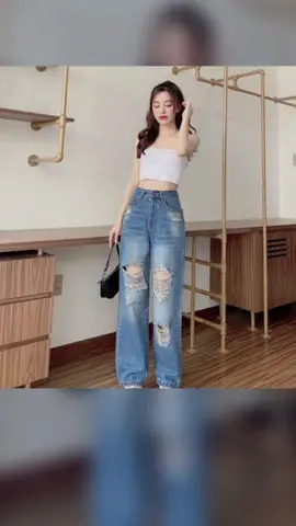 Beautiful - Quần jean ống rộng #beauty #xinh #quanongrong #outfitideas #setdoxinh #xh #foryou #fyp #viral 