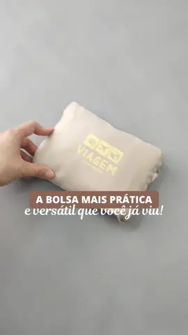 BOLSA DE VIAGEM DOBRÁVEL✨✨✨  Ela possui muito espaço para guardar suas compras nas viagens, e quando não está em uso, pode ser dobrada em um pequeno pacotinho. MARAVILHOSO! 💕 ⠀ #BolsadeViagem #BolsaDobrável #LinhaViagem #Organização #Viagem #ASMR #JackiDesign #JackiLovers