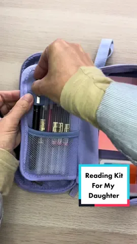 Did I forget anything? 🤍 #readingkit #pencilcase #whatsinmypencilcase #BookTok #lesliestrozart 