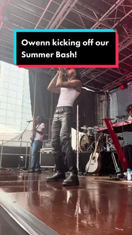 @OWENN kicking off our #Z100SummerBash! 🔥