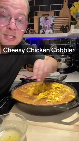 Finally trying the #viral #chickencobbler from @Your Barefoot Neighbor  and im adding #cheese #cheesychickencobbler  #casserole #EasyRecipe #easydinner #musttry #chickenpotpie #biscuit  #viralrecipe #rotisseriechicken ##viralchickencobbler##chicken##cobbler
