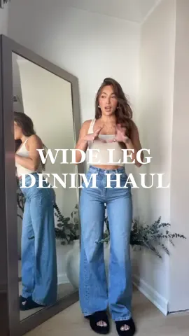 If i could live in a pair of denim these 4 would be it!! Linked on my @Liketoknowit.com 🤍 #denimhaul #denim #favoritedenim #widelegjeans #widelegjeans #styling #outfitinspo #reformationjeans #citizensofhumanityjeans #jeans 