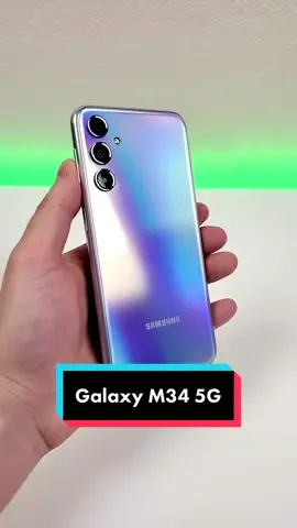 Here’s the new Galaxy M34 5G 🔥 We’re getting a lot of premium features here despite being a mid-rage device. I especially like the 6.5” Super AMOLED 1080P display with 120Hz refresh rate!  Here’s more specs:  * Exynos 1280 🚀 * 6/8GB RAM 📱💨 * 50MP + 8MP ultra-wide + 2MP macro 📷🌄🔍 * 4K video recording (rear camera) 🎥📹 * 6000mAh battery 🔋⚡️ * 25W fast charging 🚀⚡️ * Android 13 🤖🎉 #Samsung #GalaxyM34 #GalaxyM34 #SamsungM345G #smartphone #tech #unboxing  