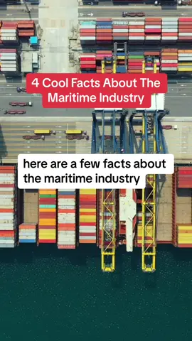 Did you know any of these facts about the maritime industry? • Don’t forget to follow @shippingjobs_expalined for more career resources and all things shipping! • #ShippingJobsExplained #JobsExplained #JobResources #Work #JobTok #Needtoknow #LearnOnTikTok #CollegeDegree #NoCollegeDegree #Scholarships 