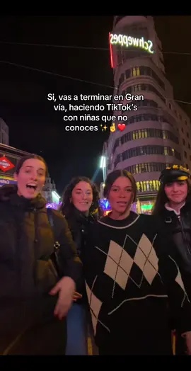 No recuerdo el nombre de la chica #tiktokmadrid🇪🇸 #granviamadrid #madridgranvia 