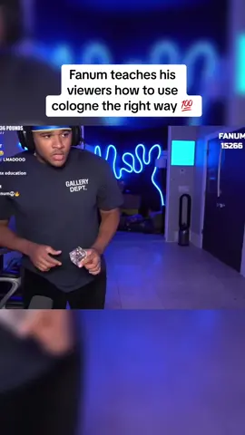 Fanum Teaches His Viewers How To Use Cologne The Right Way 💯 #fanum #teach #viewers #cologne #tips #fyp #viral 