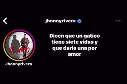 Te doy mi vida - Jhonny Rivera #destacame #fyp #fypシ #music #foryou #paratipage #parati #jhonnyrivera 