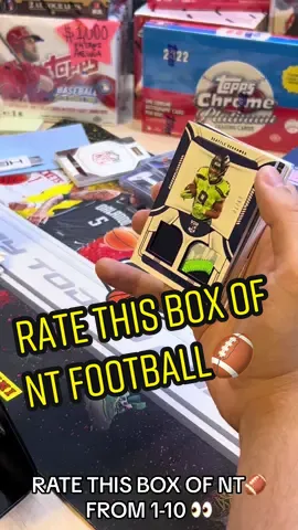 RATE THIS NT BOX ! #Panini #nationalTreasures #sportscards #fyp #sportscardbreaker #breaks #santiagosports #tylersantiago #thehobby #NFL #football #footballcards #collecting 
