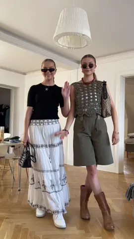 Our week in outfits 🤍🍀🐞 #copenhagen  #scandinavianstyle #outfitideas #sisters #claptransition #clappingtrend 