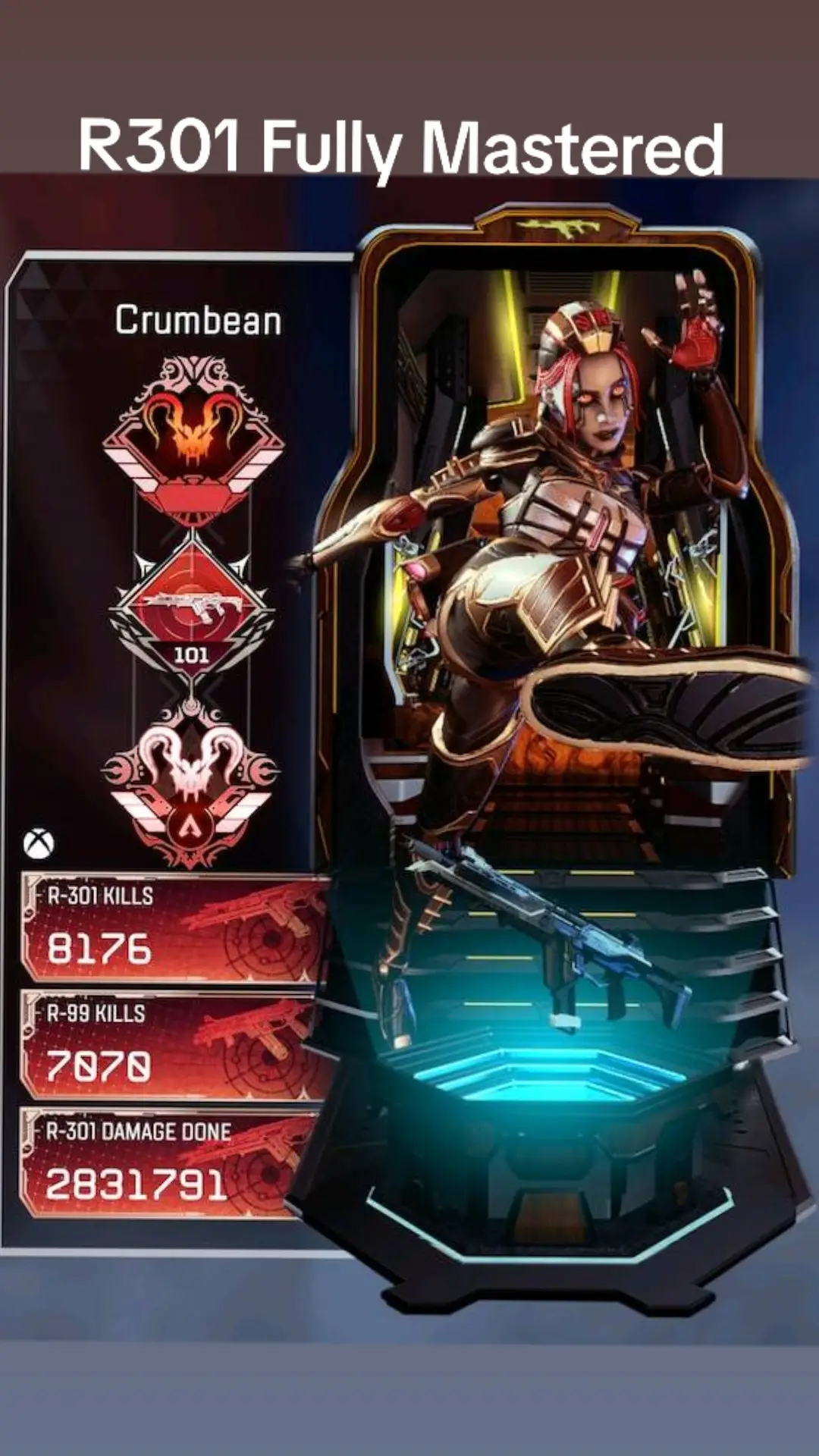 Fully Mastered the R301 #apex #apexlegends #r301 #fyp #foryoupage #crumbean 