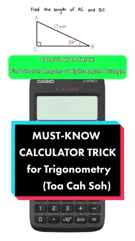 MUST-KNOW Trigonometry Calculator Trick! #calculatortricks #calculator  #calculatorhacks #learningisfun #math #mathhack #mathtrick #sgmath #singaporemath #olevels #emath 