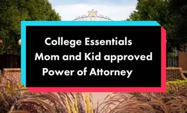 When you turn 18 you are a legal adult, which means parents may not have a say when a medical crisis hits. A medical power of attorney allows a parent to make medical decisions on behalf of their kid if they are incapacitated in an emergency.   If the college kid has a chronic medical condition, you might consider a durable power of attorney. Another option is a financial power of attorney, although not as critically important, in our view.  If you are going to school out of state, you will need one for that state as well as your home state.  Hopefully you never need it, but if a situation happens where you do need it, it can (literally) be a lifesaver.  #recommendations #collegelife #college #freshman #recommend #collegehack #collegehacks #dorm #collegemusthaves 