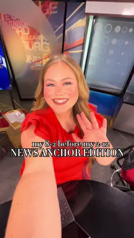 A peak into my 8-2 before my 2-12 on a day when I’m anchoring and producing my shows📺☁️ #tvnews #tvnewslife #tvnewsanchor #newsanchor #dayinmylife #getreadywithme #beachwaver #thebeachwaver #bamarush @dove @TheBeachwaver 