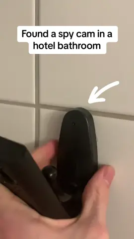 Always check #spycam first! #hiddencamera #cameradetector #tipsforgirls #traveltipsandhacks #foryou 