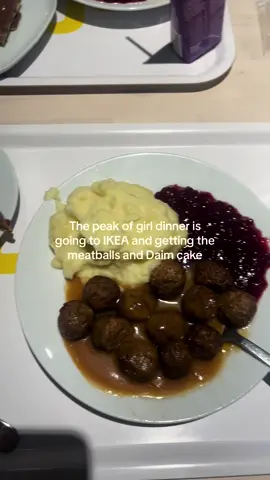 GIRL DINNER #ikea #ikeameatballs #daim #girldinner #girls 