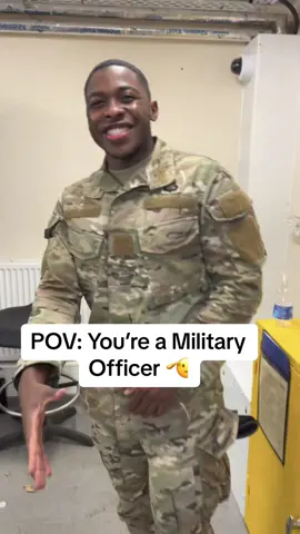 The struggles of being a Military Officer😂💯 #fyp #military #foryoupage #militarycomedy #airforce #militarytiktok #army #navy #marine #viral #basictraining #fypシ #fypage #fypシ゚viral 