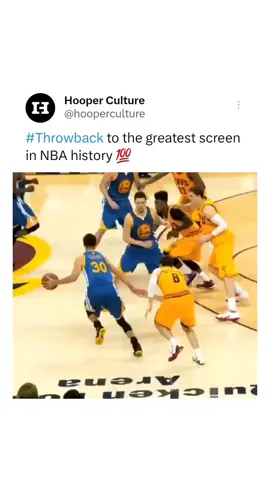 Legit set like 4 screens for Curry😭  Via: hooperculture IG #NBA #curry30 #warriors #hoops 