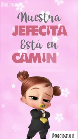 INVITACIÓN BABY SHOWER JEFE EN PAÑALES NIÑA 💓🍼 #bebéjefazo #babyshower #invitacionanimada #videoinvitacion #babyshowerniña 
