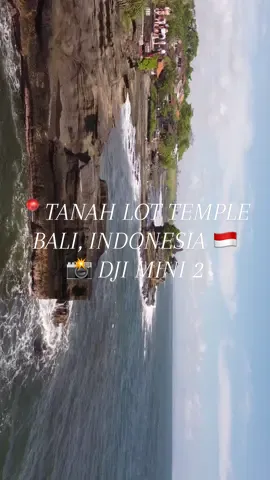 📍Tanah Lot Temple, Bali, Indonesia 🇮🇩 📸 Filmed on DJI Mini 2  🚁 Pilot: Jack Kondak | Sky High Drone Pilot #bali #baliindonesia #fyp #explorebali #tanahlot #temple #beach #sea #sand #indonesia_photography #baliphotography #drone #dronephotography #dronevideo #viral #CapCut #photography #videography #traveltiktok 