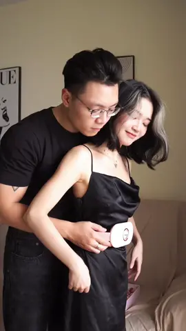 Trông em đến ngày dâu mà vật lộn lắm luôn á, hy vọng chú bé xinh này sẽ giúp em phần nào 🖤  #couple #Love 