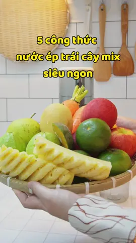 Thử mix nước ép đi mí bà. Thử luôn cả chiếc máy ép chậm siêu xinh này nữa #AnCungTikTok #jennyvaobep #mayepcham #nuocep #congthucnuocep 