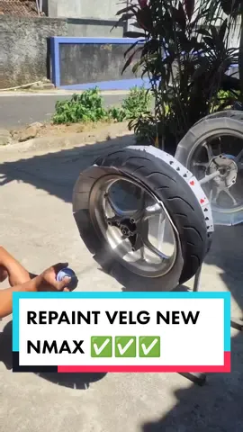 Repaint velg new nmax dengan sapporo anodized silver mas bro ✅ #sapporo #sapporoultimate #anodized #anodizedsilver #repaint #repaintvelg #newnmax #newnmaxmodifikasi 