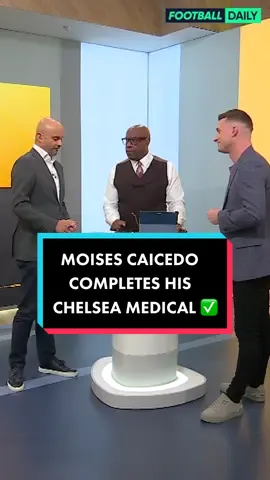 🚨 Moises Caicedo has completed his Chelsea medical ✅ #footballtiktok #chelsea #cfc #premierleague
