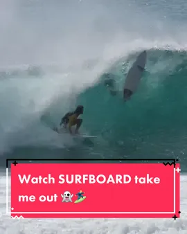 Not today rogue suefboard!!!  Has this ever happened to any of you????  Most scaredni think ive ever been!  Thought i was done for 😅 #dangerzone #thrill #adrenaline #surf #imadeit 