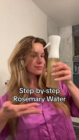 Replying to @tyfanee13 my hair was noticeably shinnier/softer the first the week. Let me know if you try it 💕 #rosemarywaterresults #rosemarywatertutorial 