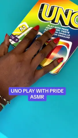 Bringing people together, one game at a time. UNO Play with Pride celebrates the LGBTQ+ community. #uno #asmr #Pride #playwithpride 