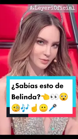 Sabías Que...?👈😶🧐😲👇 Belinda. Belinda Peregrín Schüll, conocida monónimamente como Belinda, es una cantante y actriz hispanomexicana.​​Inició su carrera como actriz infantil cuando tenía apenas diez años de edad. En 2002, firmó con BMG y dos años más tarde lanzó su álbum debut, Belinda. . . . #belinda #cantantemexicana #popstar #popmusic #entretenimiento #datosramdon #datoscuriosos 