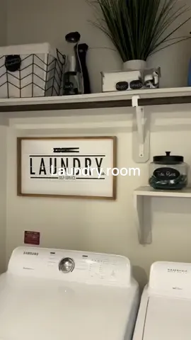 Laundry Room Decor 😊 #laundryroom #laundryroommakeover #laundryrestock #laundrydetergent #laundryroomdecor #laundryroominspo #laundryroomideas 