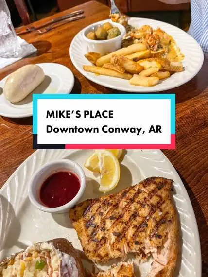 Y’all know we love Mike's Place for a special occasion and date nights. They have a gluten free menu and are fantastic about working with food allergies. They even went above and beyond to work around our youngest daughter’s milk allergy. Check them out when you’re in Conway. #conway #conwayarkansas #conwayar #downtownconway #downtownconwayarkansas #arkansas #visitarkansas #arambassadors #arkansasambassadors #mikesplace