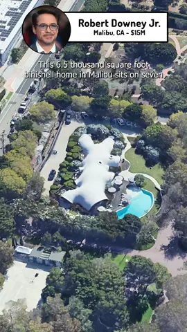 Robert Downey Jr’s house in California worth $15M #robertdowneyjr #ironman #actor #celebrity #mansion #realestate #malibu  #foryoupage #foryou #fyp #oppenheimer #avengers #avengersendgame 