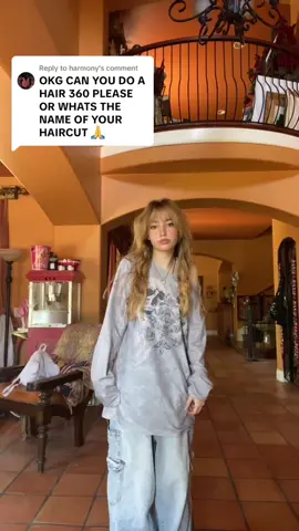 Replying to @harmony its a shaggy with layers and bangs 