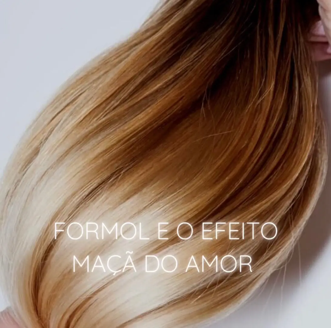 Já ouviu falar do efeito “maçã do amor”? 🍎😱 Se atente ao formol ⚠️ #formol #progressiva #cabelo #cronogramacapilar #quimica #fypシ #foryoupage 