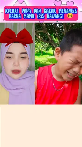 Funny Dubbing : Kocak‼️Papa Dan kakak menangis karna Mama Iris Bawang😆 #ceritalucucindy #lucu #fyp #funnydubbing