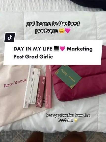 productive day in my life 🌟  #postgrad #jobsearch #worklifebalance #rarebeauty 