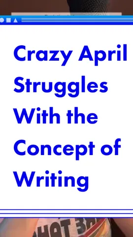 April cannot grasp the idea that just because you don’t have the original doesn’t mean it didn’t/doesn’t exist #debate #bible 
