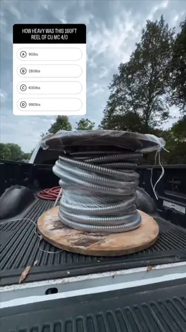Can you guess the wire weight after watching this video?? Comment below 🤟 #lextheelectrician #electricianlife #bluecollar #commercialeelctrician #femaleelectrician 