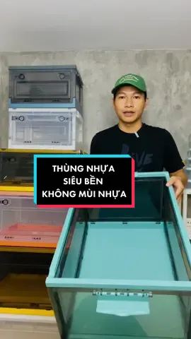Thùng nhựa siêu bền, giúp cho gia đình gọn gàng hơn !!! #hoangvinhvn #thungnhuagapgon #thungnhua #xuhuongtiktok 