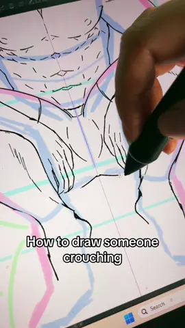 #digitalart #arttutorial #artadvice #illustration #howtodraw #arttiktok #crouching #csp #buboosenchan 