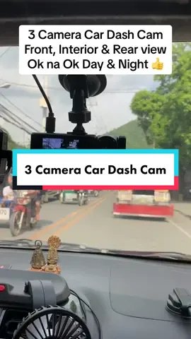 3 Camera Car Dash Cam Front, Interior & Rear View #fyp #cardashcam #carcamera #Camera #Car #dashcam #foryoupage #foryou #fypシ #viralvideo 