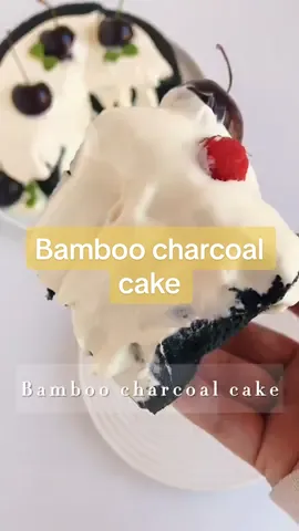Bamboo charcoal cake Looks ugly, tastes AMAZING. Bamboo charcoal cake, enjoy your meal🥰 #cake #bamboo charcoal #cream #dessert #fyp #bakery #EasyRecipes #cakes #food #baker #homemade #Foodie #yummy #foodporn #delicious #sweet #Love #cooking #foodstagram #homebaker #deliciousrecipes #instadaily #easyfood #delish #goodfood