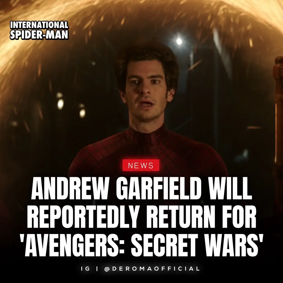 According to leaker CWGST, Andrew Garfield will reportedly reprise his role as Spider-Man for 'Avengers: Secret Wars'!! Prior to the SAG-AFTRA strike, Kevin Feige reportedly reached out to the actor about making an appearance in the Avengers sequel. Garfield is beloved among fans for portrayal of the character, especially since his return in 'Spider-Man: No Way Home'! What are your thoughts on this? I woke up easily today, had a VERY good morning, then I see this news and now I’m crying happy tears really feeling this theme song😭 Not only is Andrew my favorite Spider-Man (and hopefully yours) but TASM 2 is also my favorite Spider-Man theme song, then TASM 1, then Tobey’s and so on.  I INVITE YOU TO SIT HERE FOR 1 MINUTE AND ENJOY THIS THEME SONG WITH ME!!☺️😭😭❤️💙