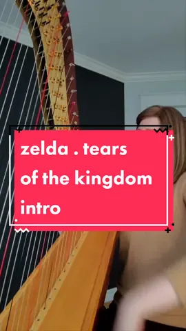 Replying to @rougek1ller Yes that's my space heater on, it was cold the day I recorded this the other week 😂  #harptok #harp #music #zelda #TotK #tearsofthekingdom #nintendo 