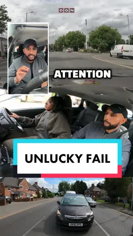 A BIT UNLUCKY TO FAIL FOR THIS #drivingtest #drivinglessons 